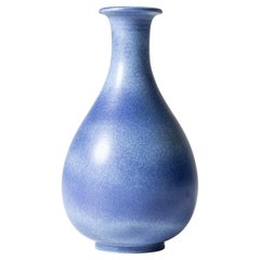 Midcentury Stoneware Vase by Gunnar Nylund for Rörstrand, Sweden, 1940s