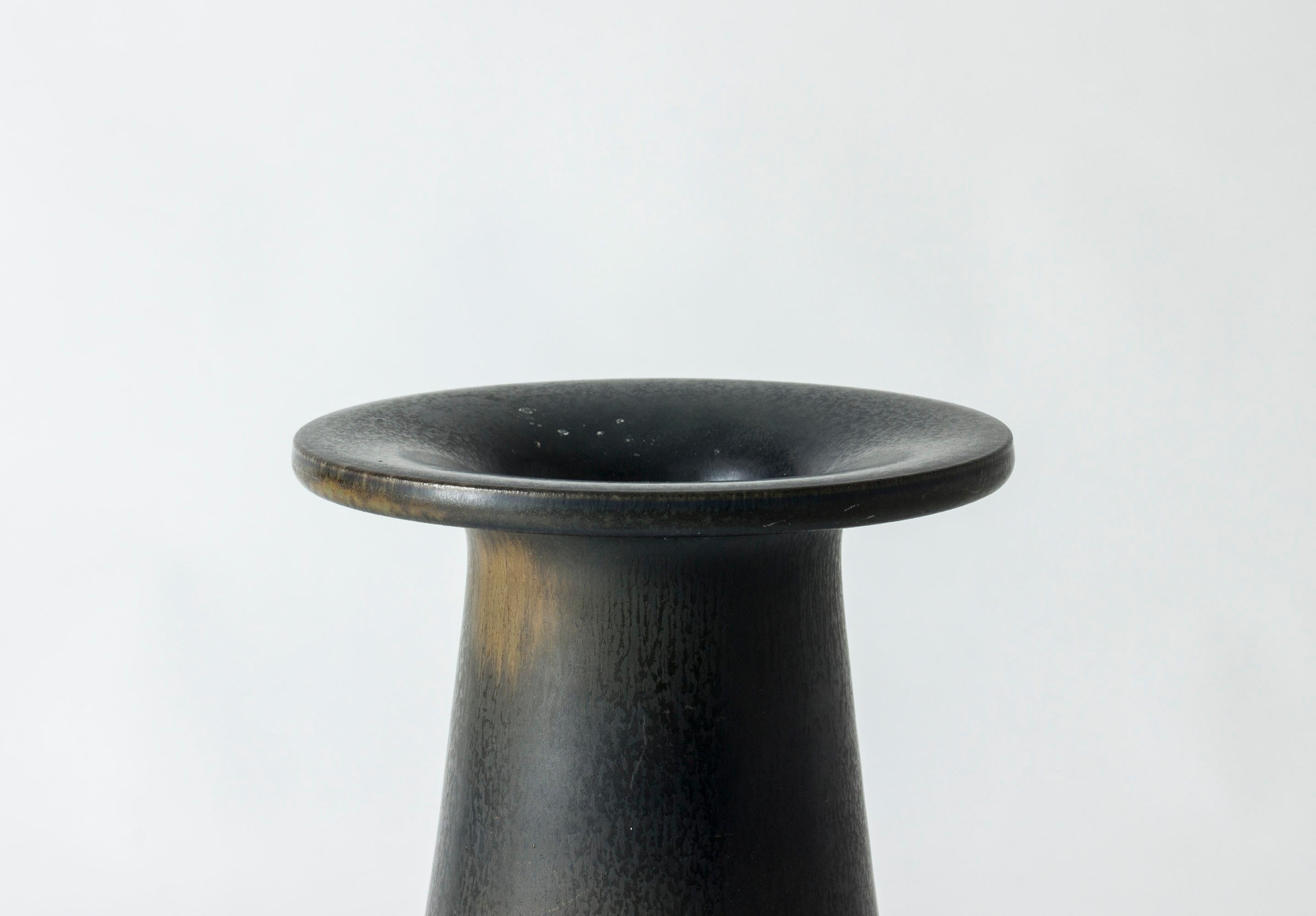 Swedish Midcentury Stoneware Vase by Gunnar Nylund For Sale
