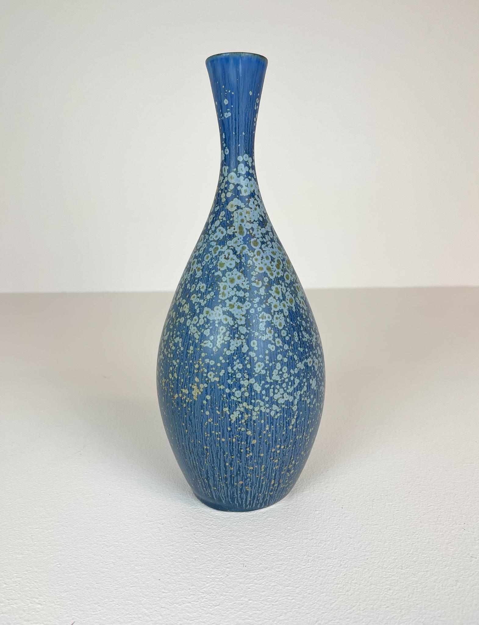 Mid-Century Modern Midcentury Stoneware Vase Rörstrand Carl Harry Stålhane, Sweden, 1950s