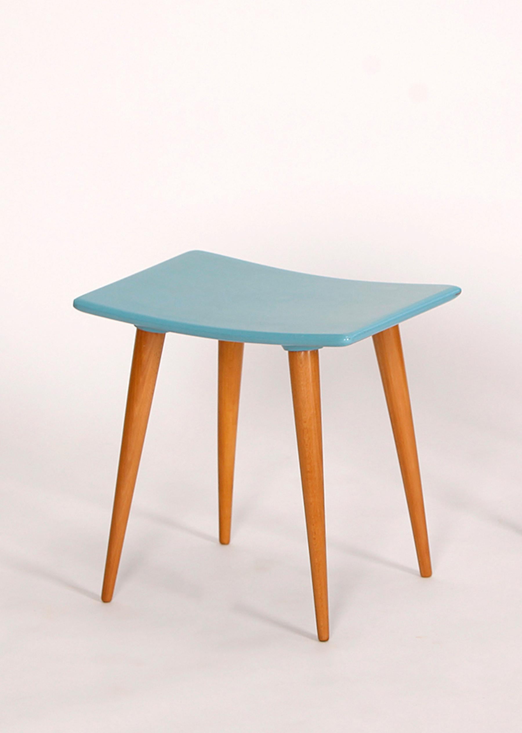 Midcentury Stool, 1960s For Sale 1