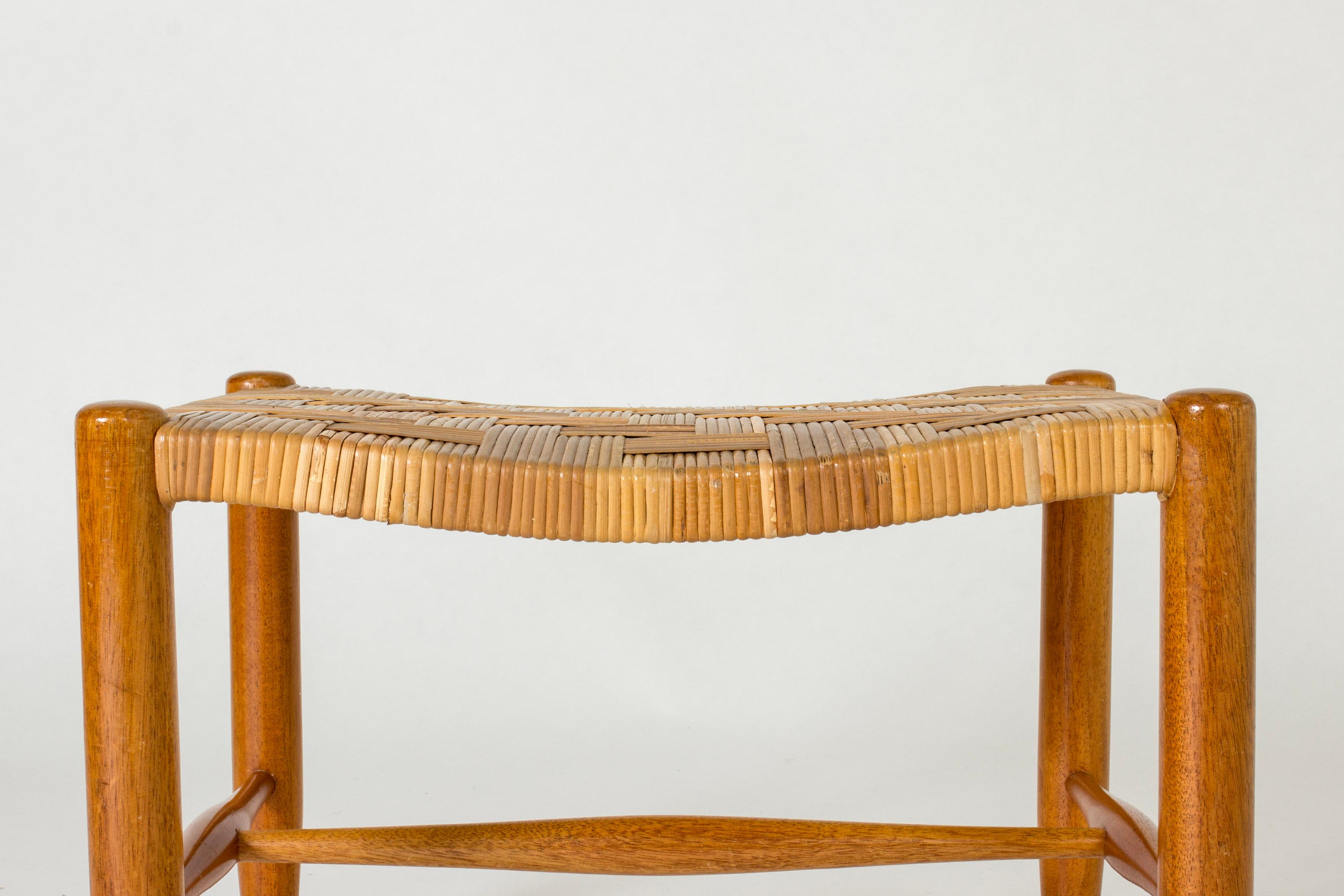Swedish Midcentury stool by Josef Frank, Svenskt Tenn, Sweden, 1950s For Sale