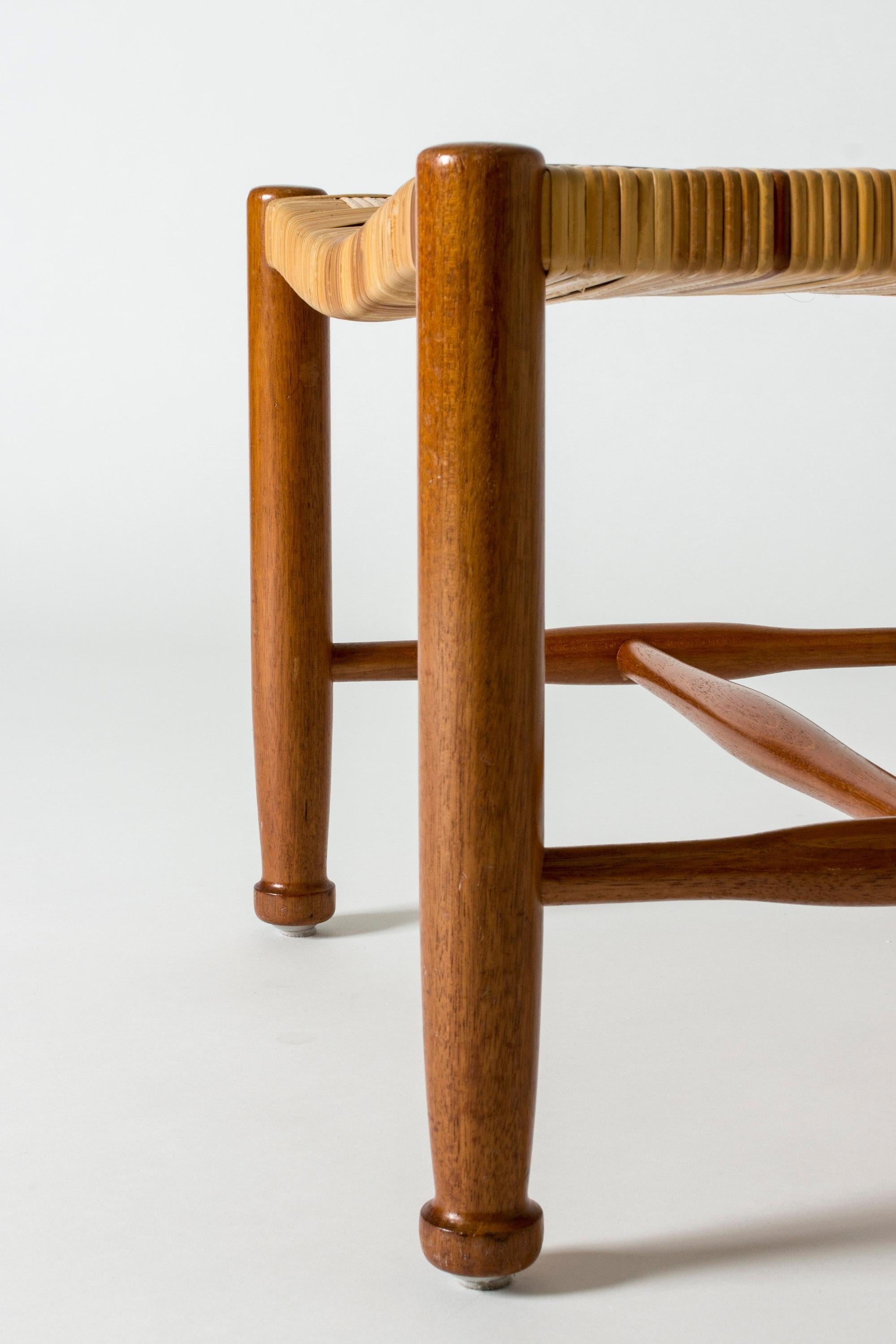 Midcentury stool by Josef Frank, Svenskt Tenn, Sweden, 1950s 1