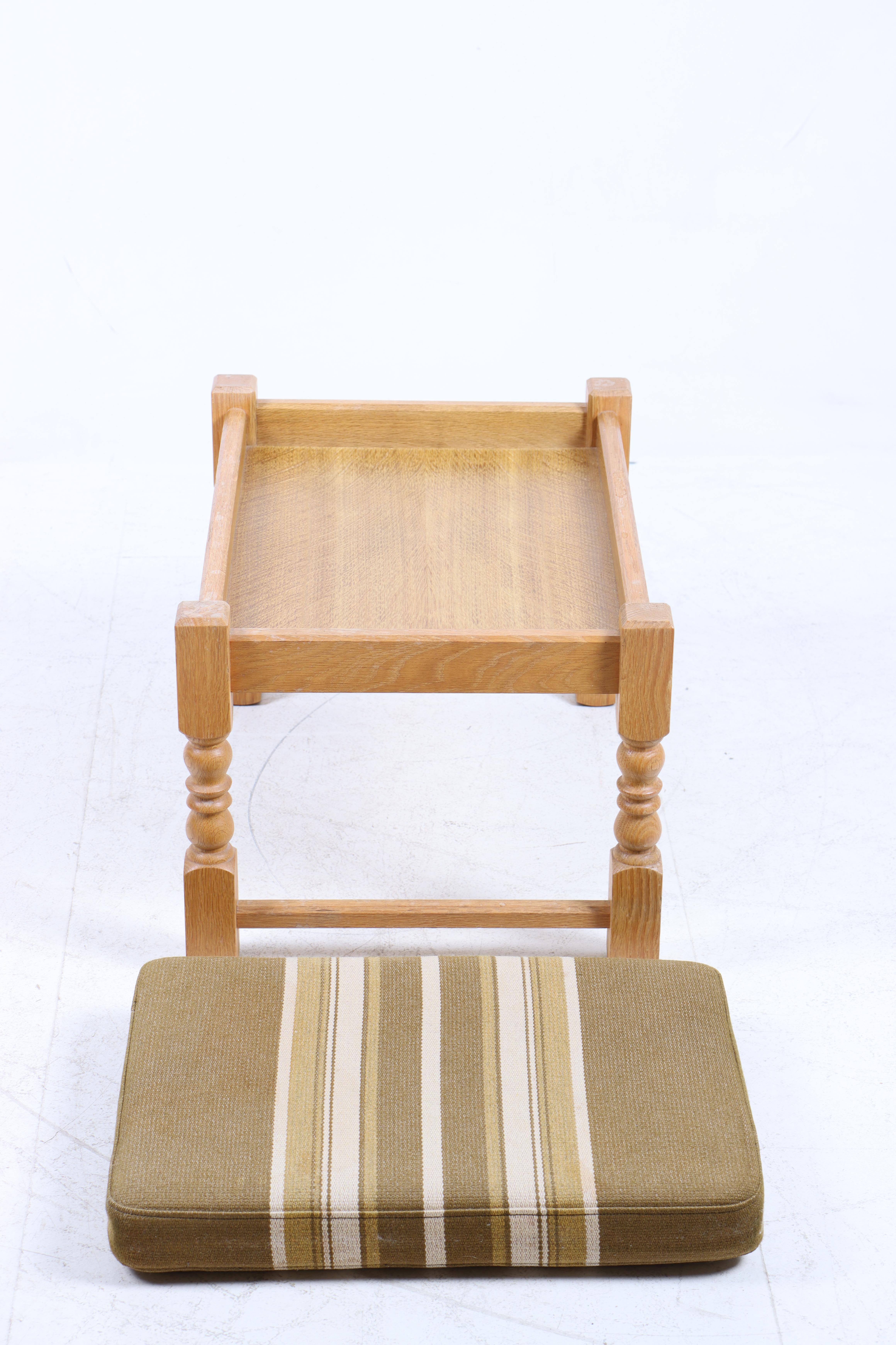 Mid-20th Century Midcentury Stool in Oak, Made in Denmark, 1950s For Sale