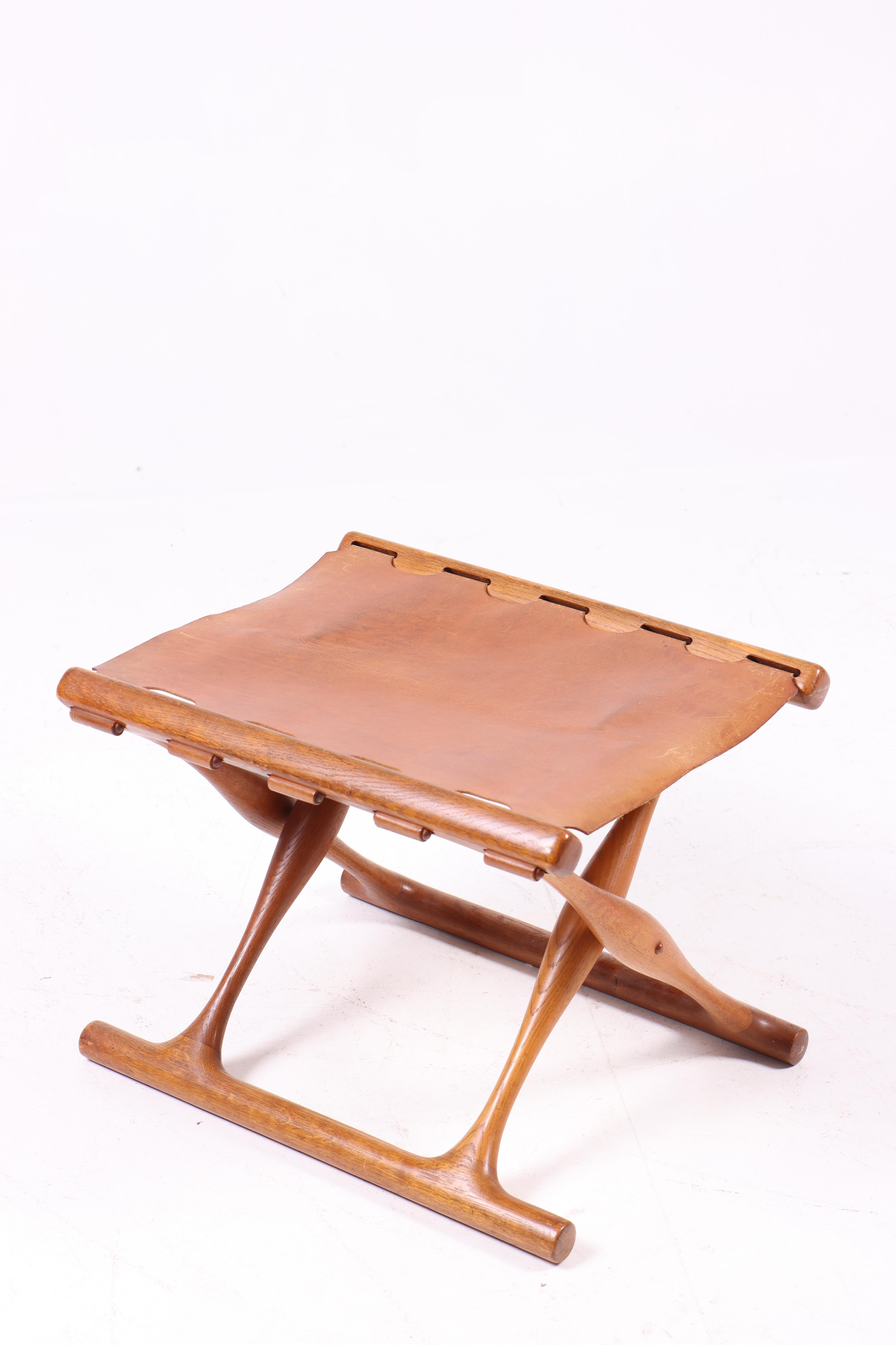 Milieu du XXe siècle Tabouret modèle PH43 conçu par Poul Hundevad, années 1960 en vente