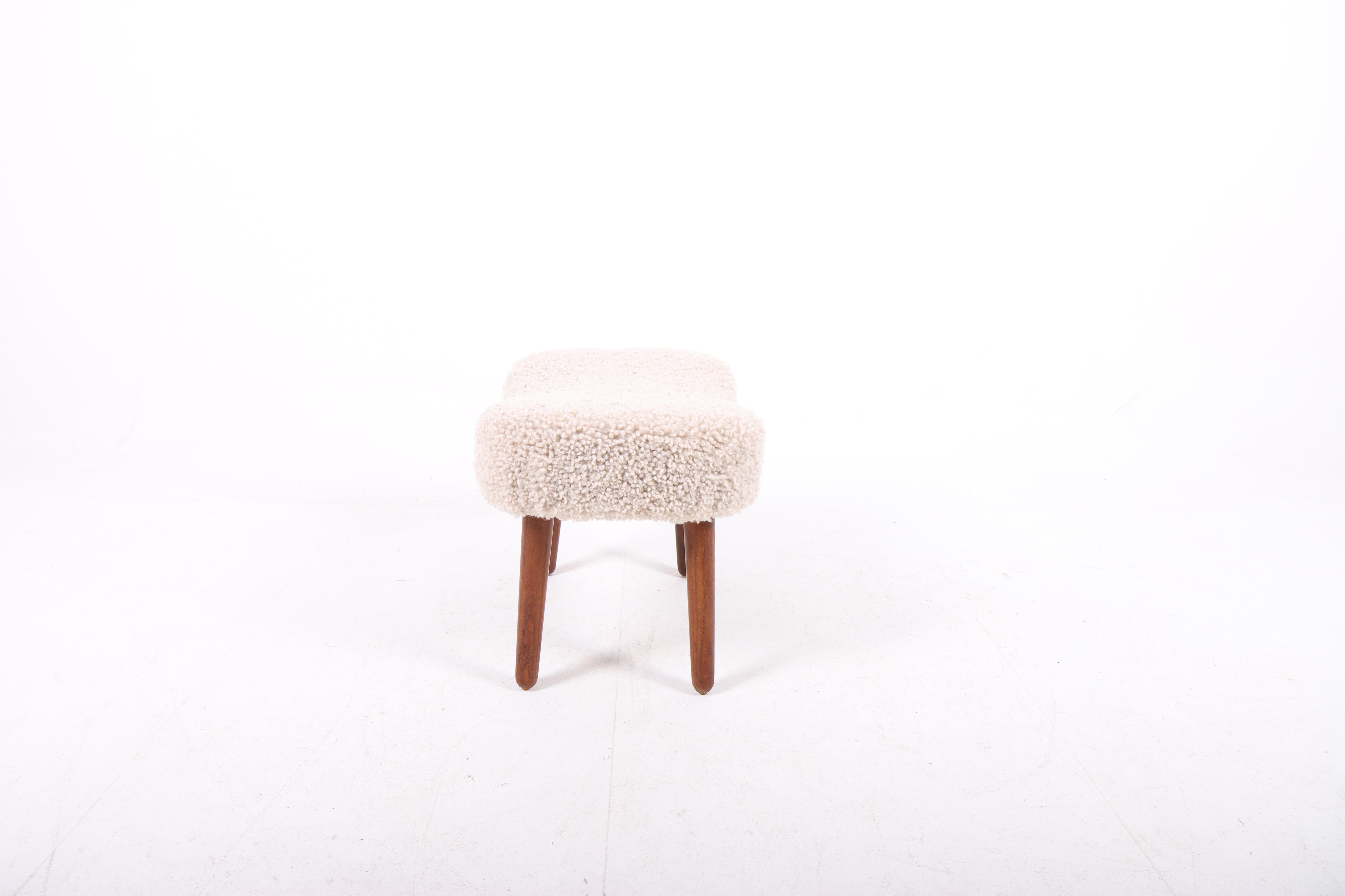 Danish Midcentury Stool Model Pragh Designed by Ib Madsen & Acton Schubell For Sale