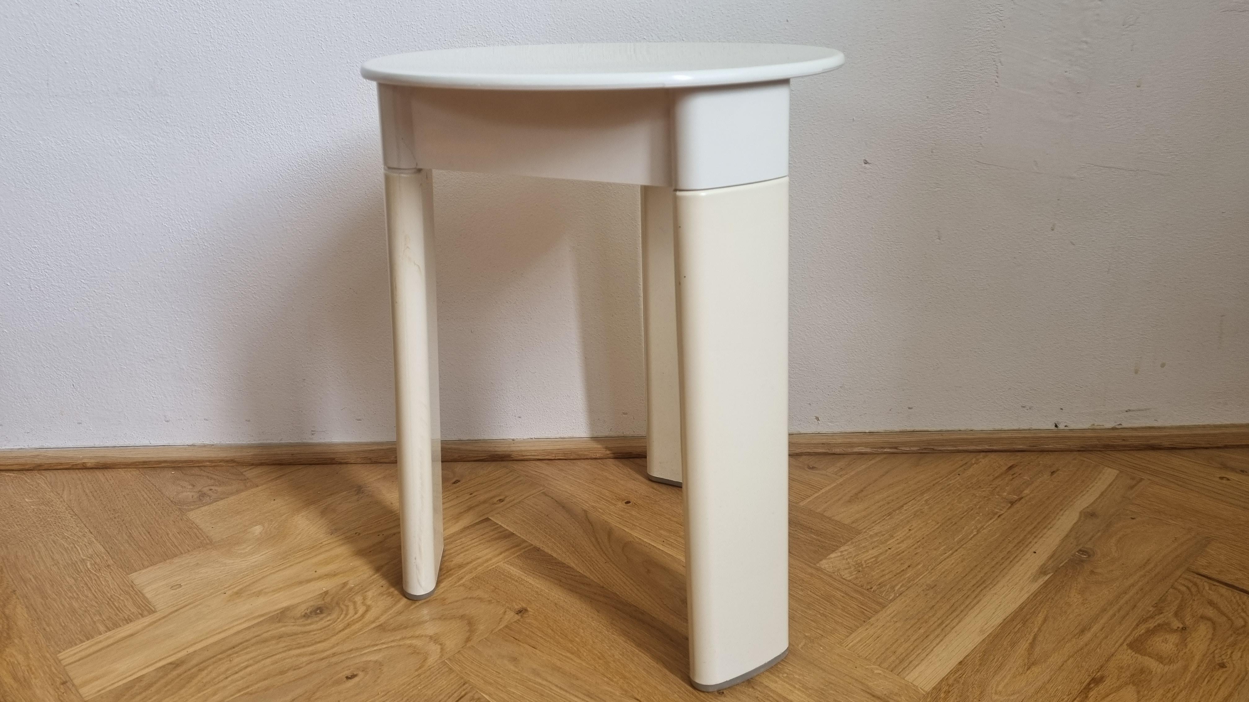 Plastic Midcentury Stool or Side Table Trio, Olaf Von Bohr for Gedy, Italy, 1970s For Sale