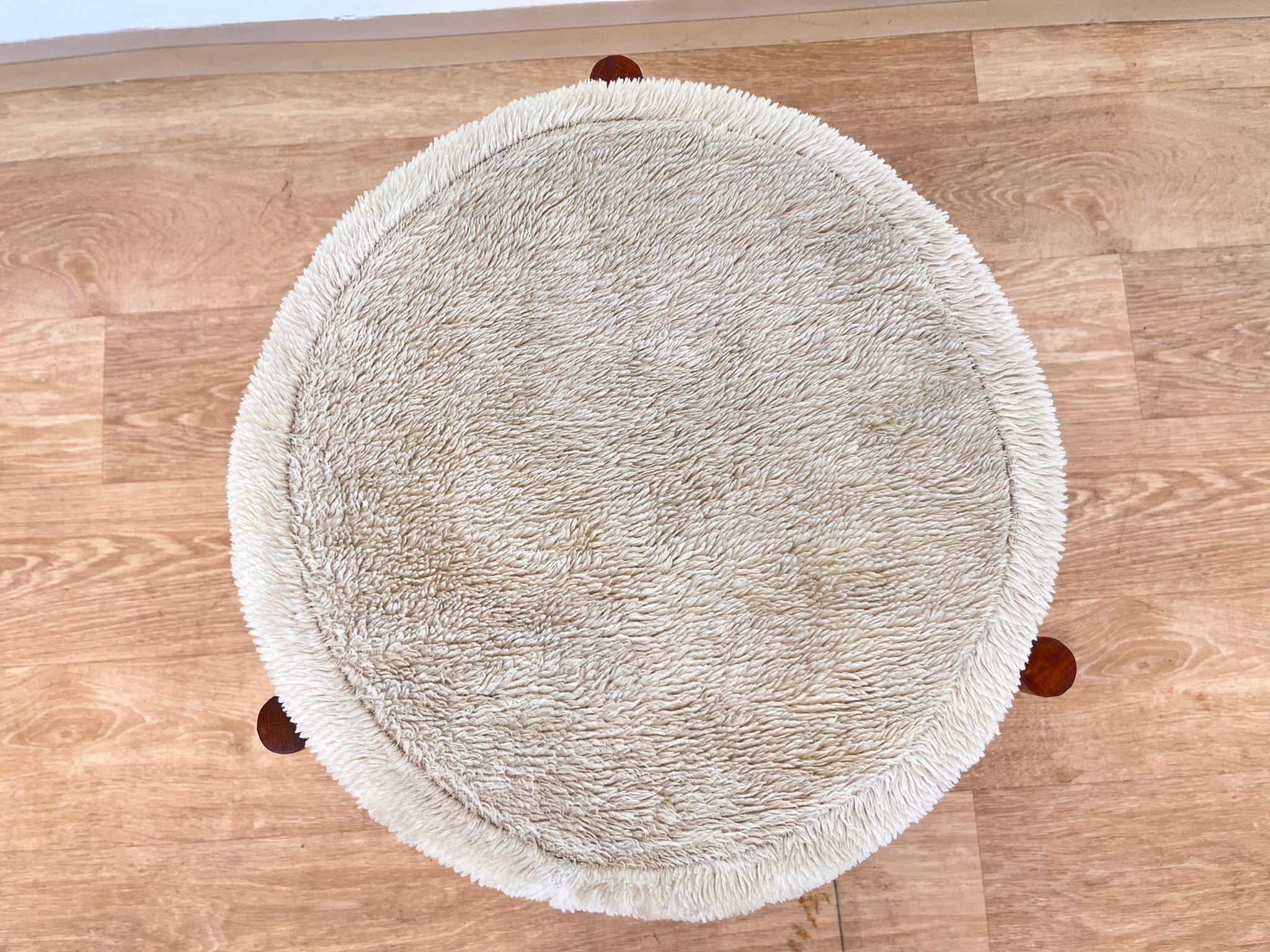 Metà XX secolo Sgabello o tabouret di metà secolo, Danimarca, anni '60 in vendita