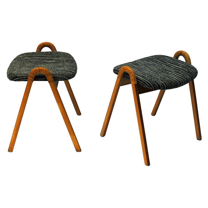 Midcentury stools by Møre Lenestolfabrikk 1950s, Norway - 2 pcs
