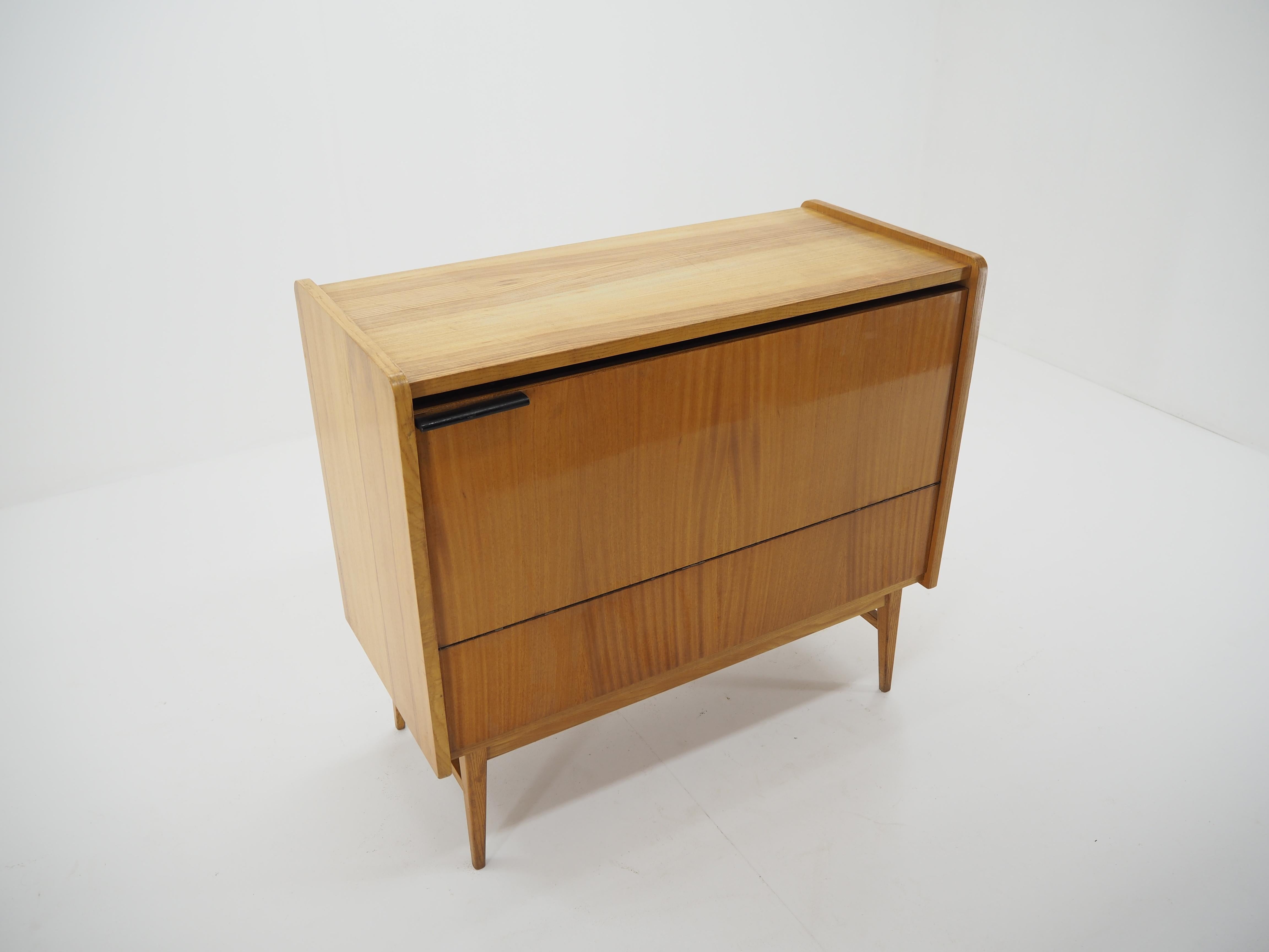 Wood Midcentury Storage Cabinet, Czechoslovakia, 1960s For Sale
