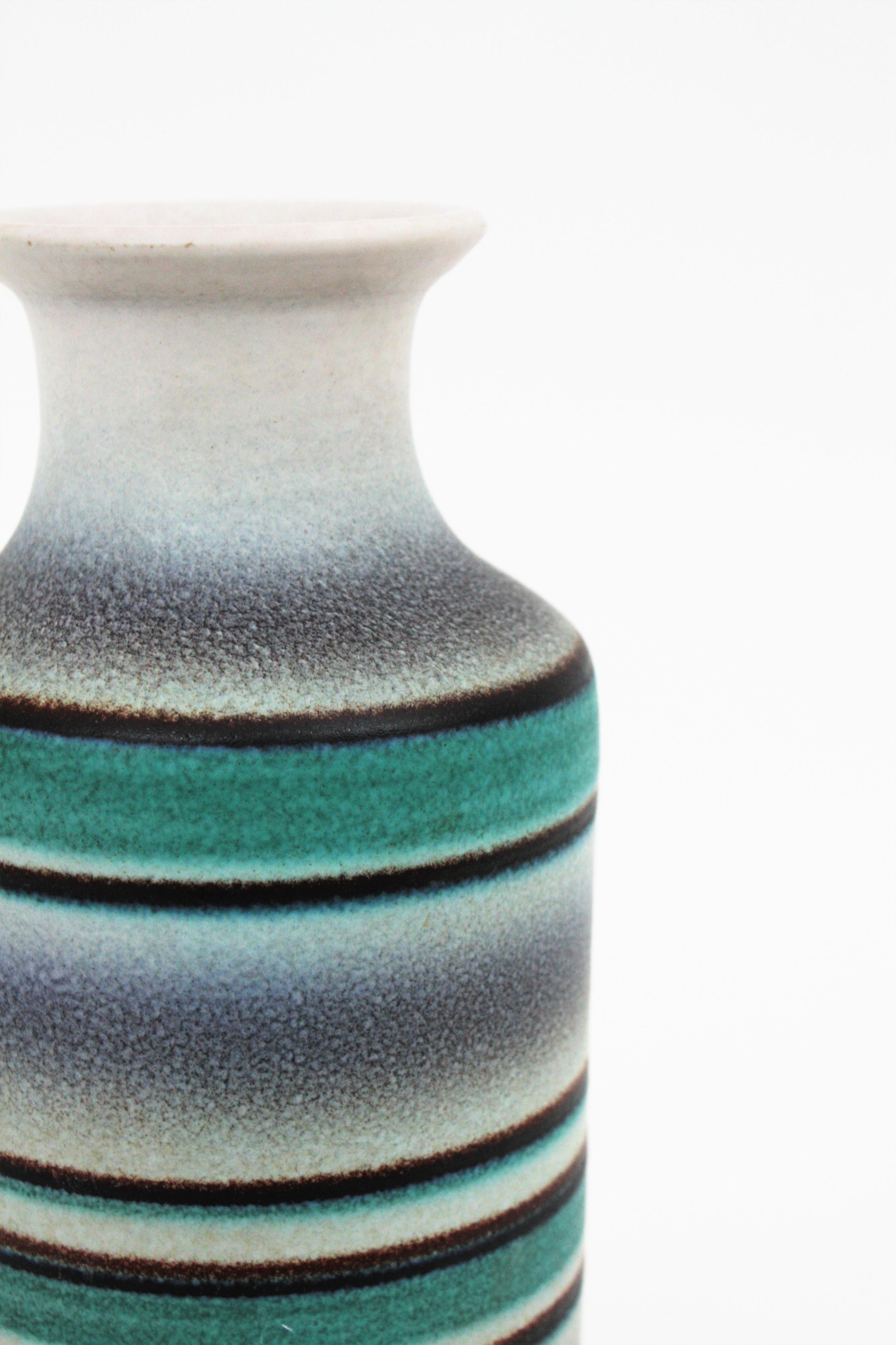 20th Century Spanish Ceramic Vase by Serra, 1960s For Sale