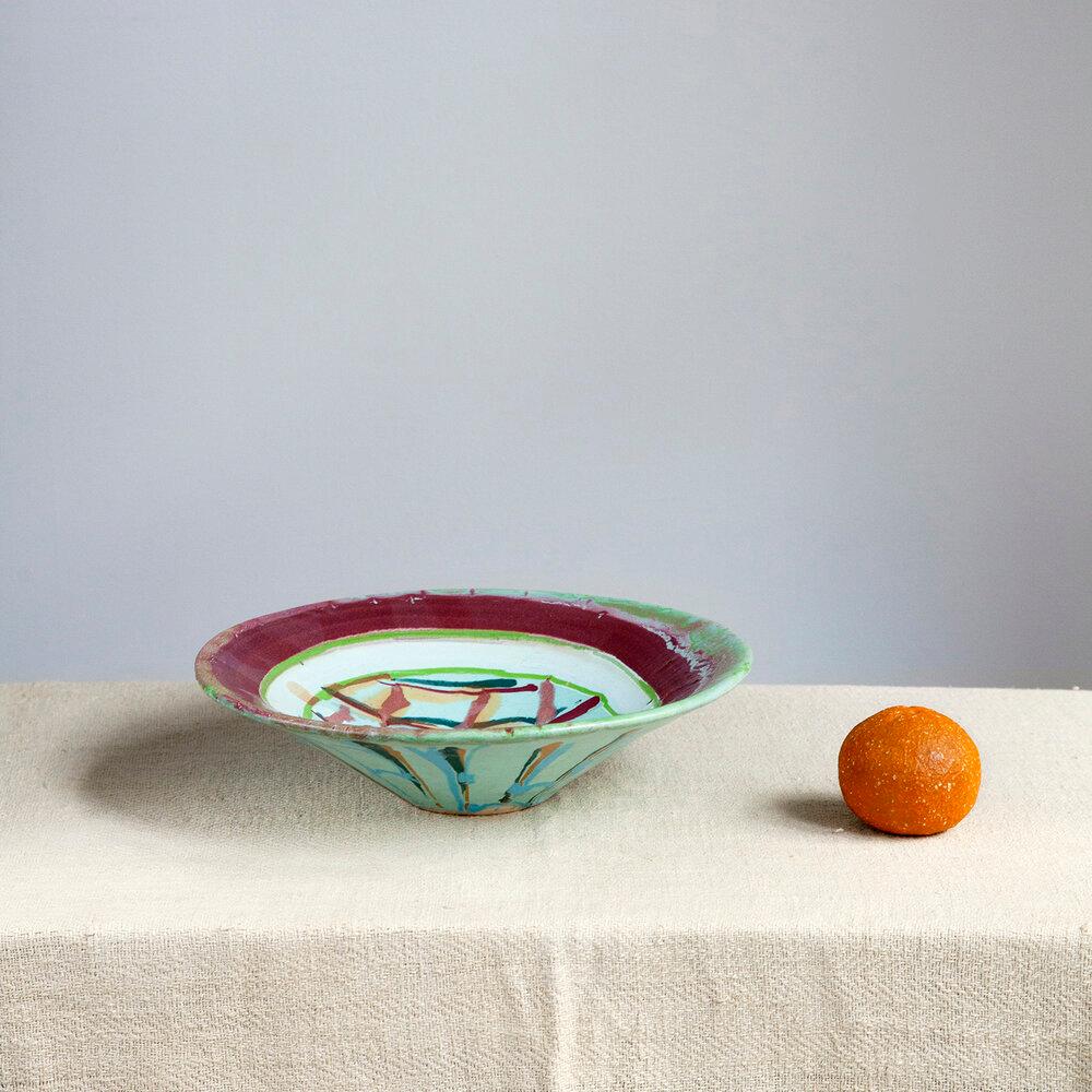 Midcentury Studio Pottery Bowl I, Circa 1950’s For Sale 1