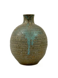 Midcentury Studio Pottery Glazed Lamp Base