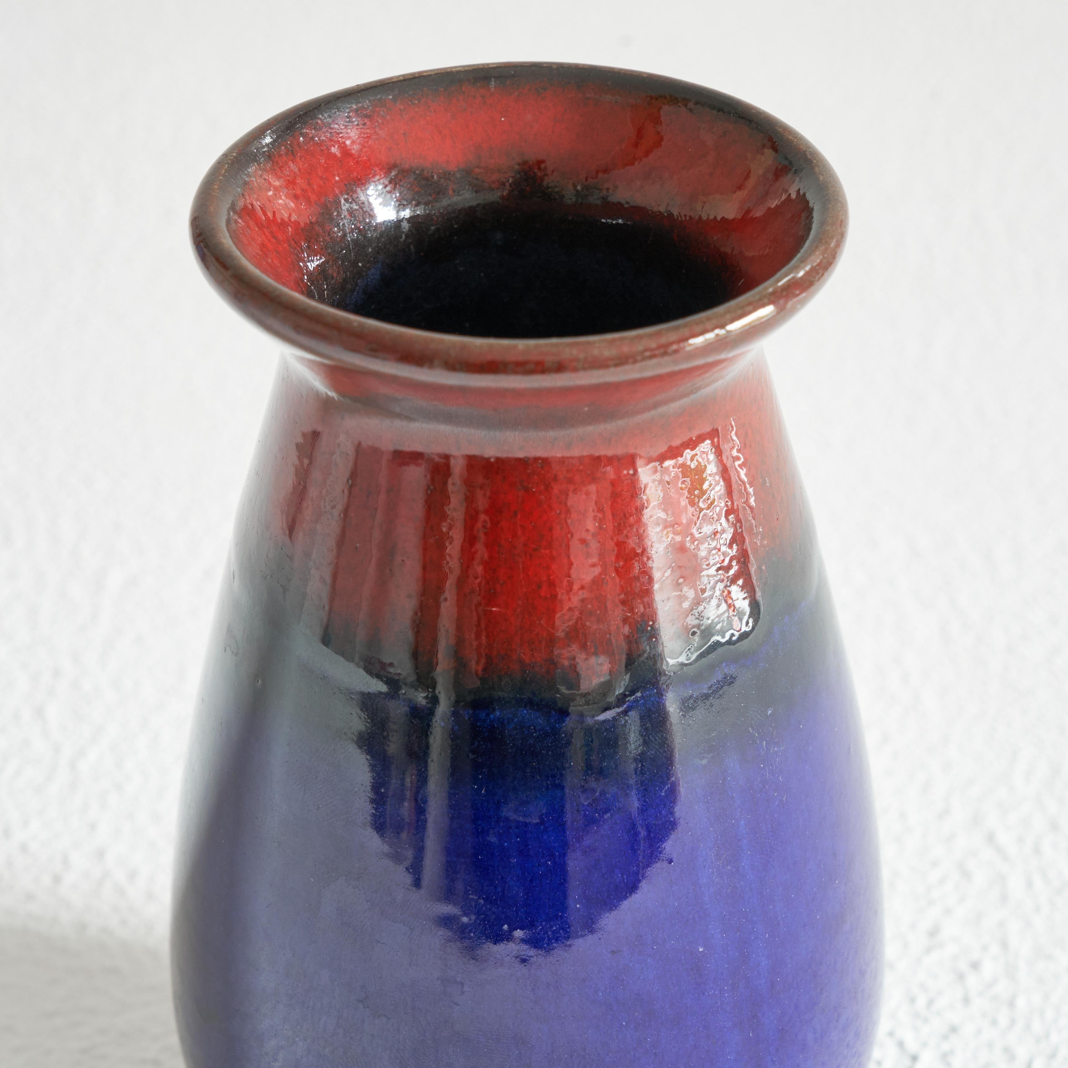 Mid-Century moderno Vaso in Studio Pottery del 1960 di Jasba Keramik, metà secolo. in vendita