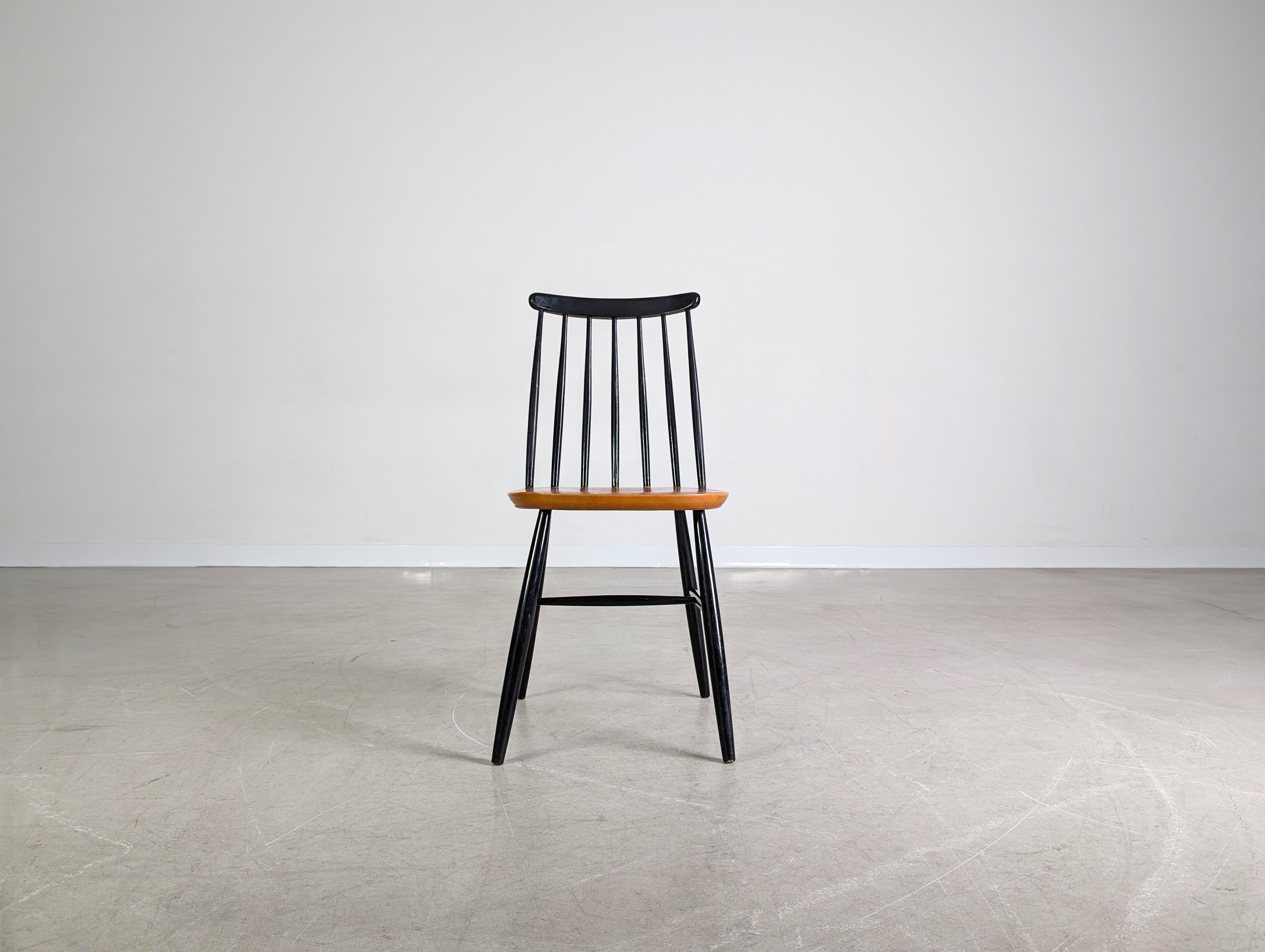 Midcentury Stuhl Ilmari Tapiovaara Vintage dänisches Design Teak (Mitte des 20. Jahrhunderts) im Angebot