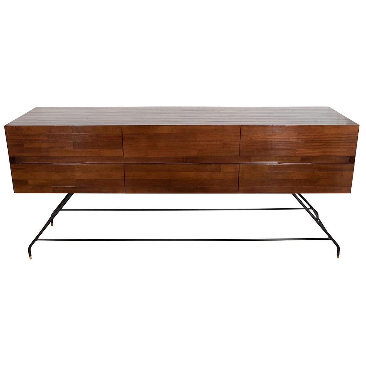 Mahogany Modernist Day Bed For Sale at 1stDibs