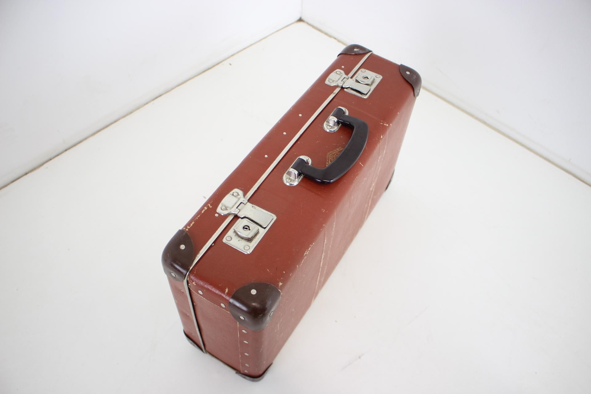 German Midcentury Suitcase, circa 1960s For Sale