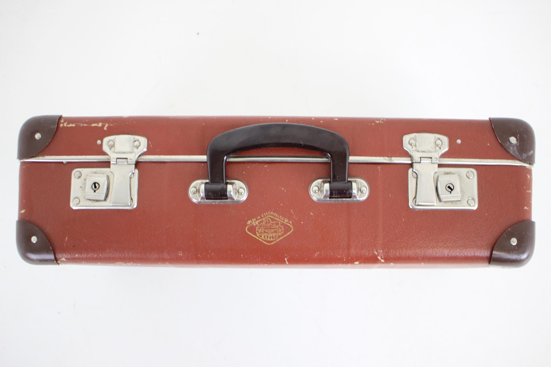 Mid-20th Century Midcentury Suitcase, circa 1960s For Sale