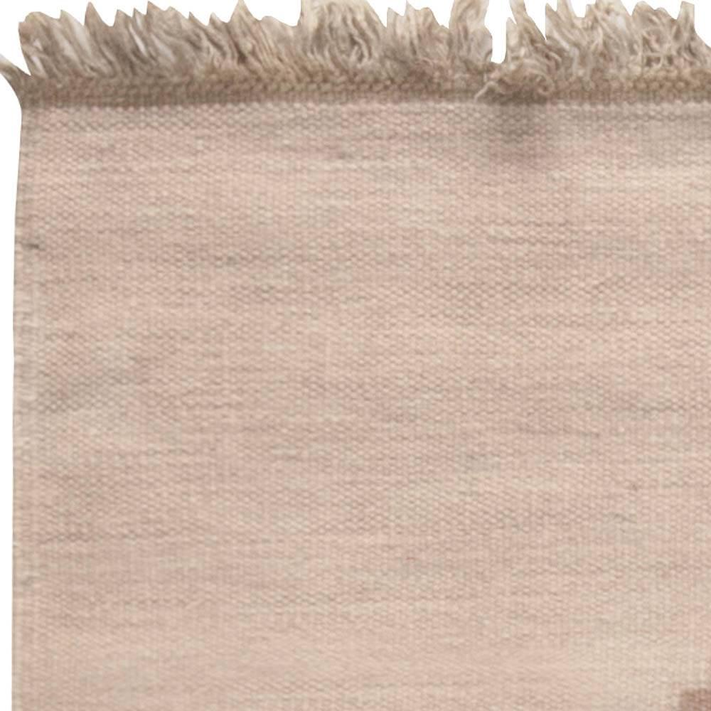 Mid-20th century Swedish Beige, Pink, Brown, Gray Wool Rug by Doris Leslie Blau In Good Condition In New York, NY