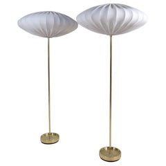 Lampadaires en laiton suédois du milieu des années 1960 Fagerhults Belysning