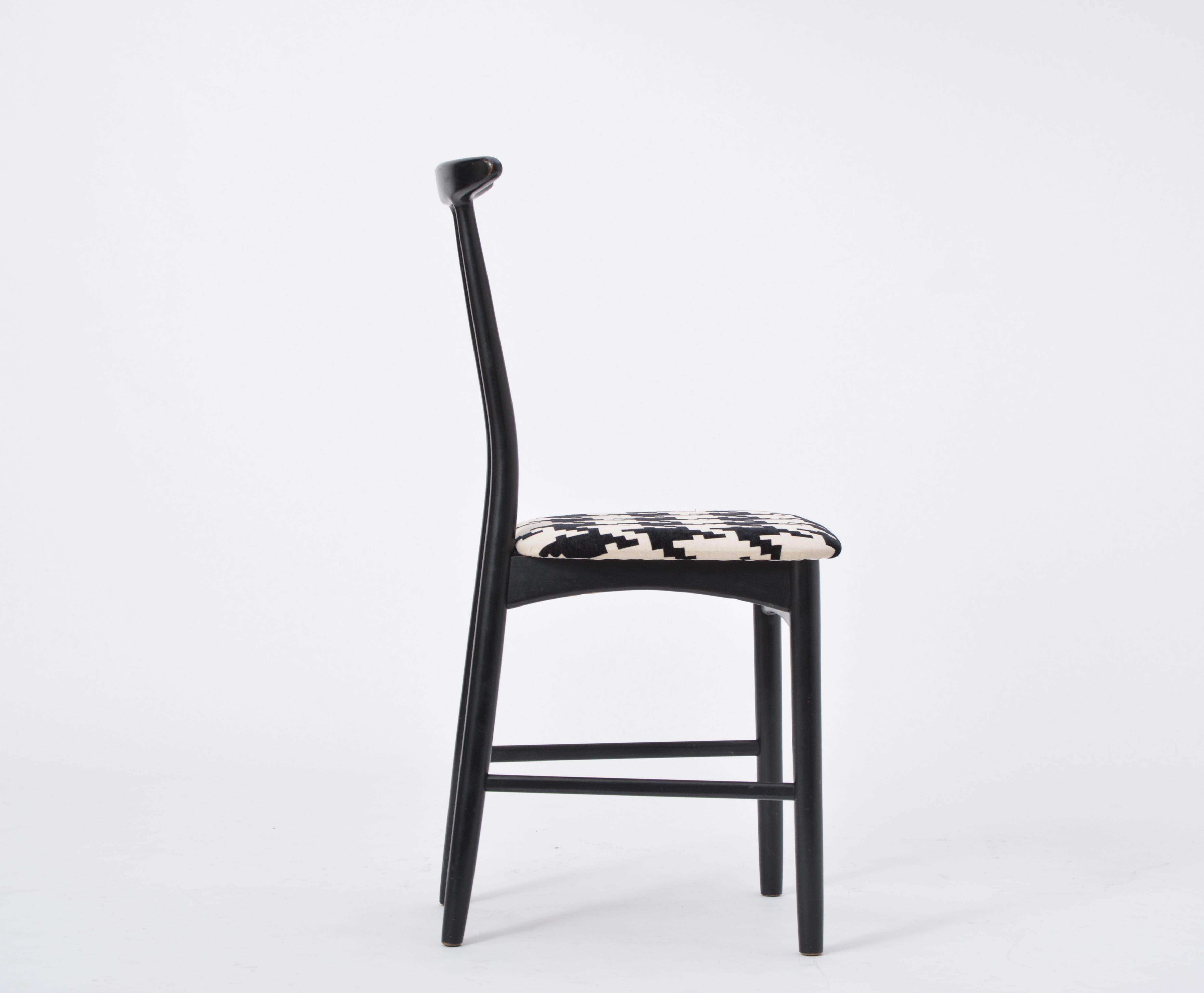 Lacquered Swedish Mid-Century Modern chair by Gemla Diö