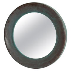 Midcentury Swedish Copper Wall Mirror