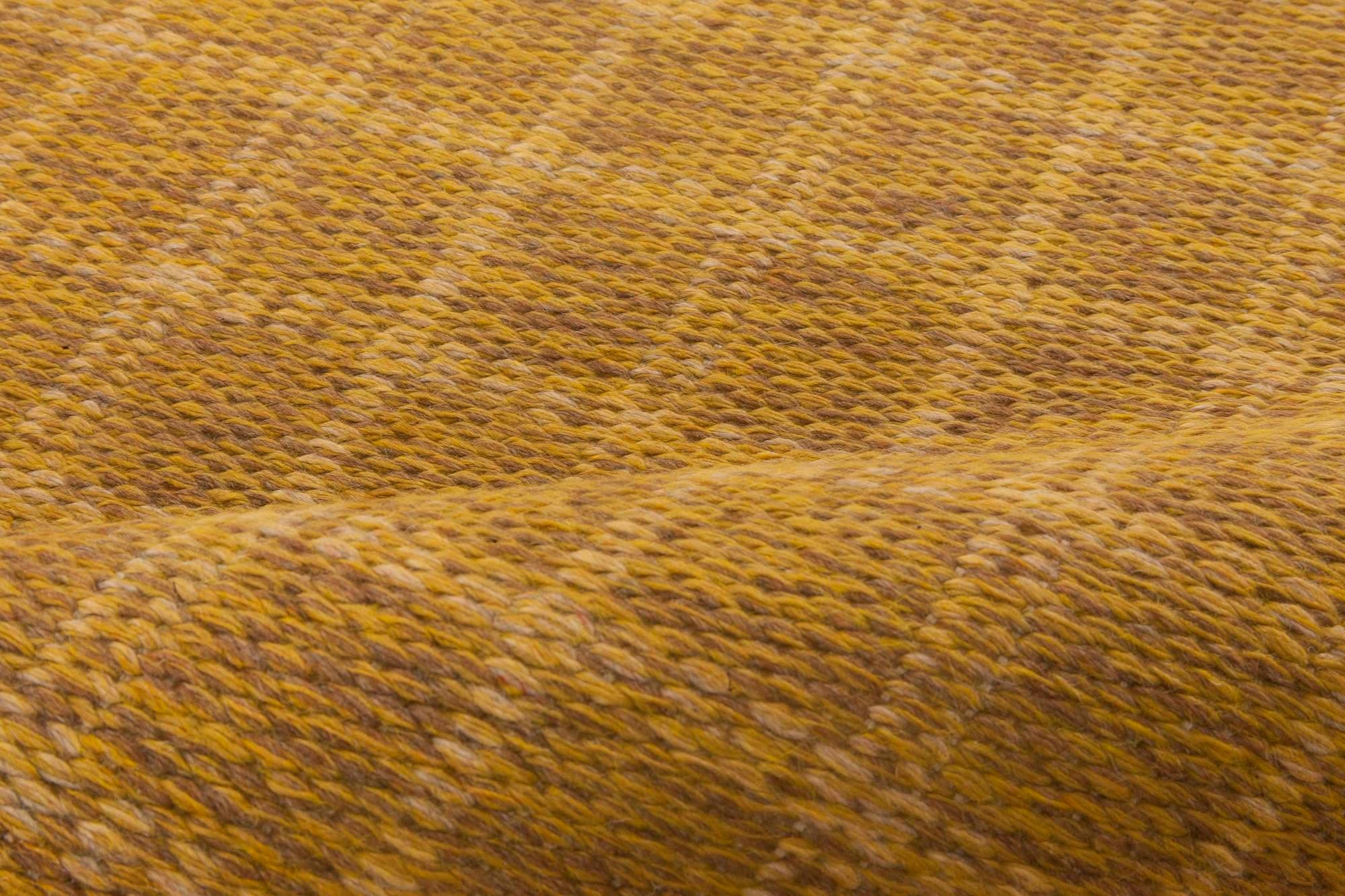 Schwedischer doppelseitiger Flachgewebe-Teppich aus der Jahrhundertmitte (Moderne der Mitte des Jahrhunderts) im Angebot