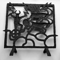 Schwedischer Kaminschirm aus der Mitte des Jahrhunderts von Olle Hermansson für Husqvarna