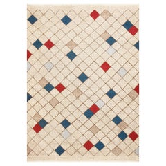 Kilim svedese di metà secolo. Dimensioni: 7 ft x 9 ft 9 in