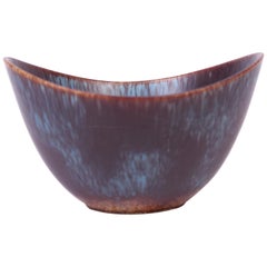 Midcentury Swedish Large Ceramic Bowl by Gunnar Nylund for Rörstrand