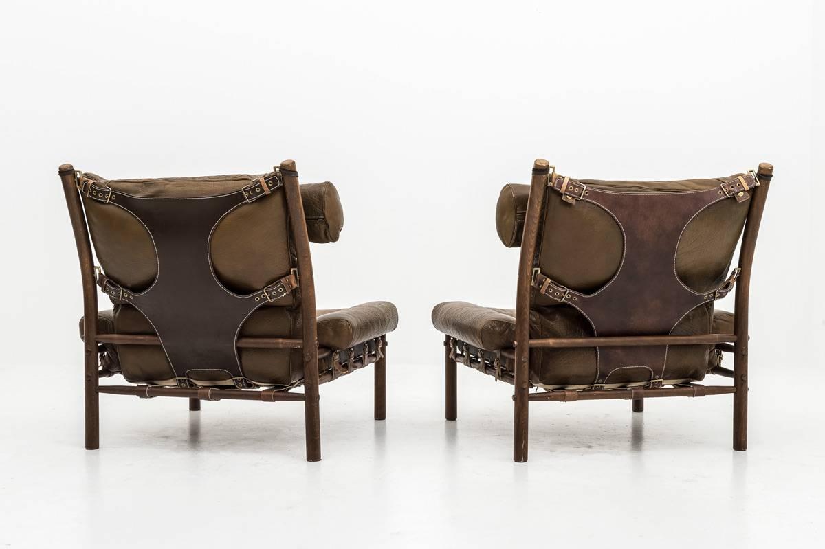 Scandinavian Modern Midcentury Swedish Lounge Chairs 