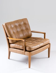 Midcentury Swedish Lounge Chairs "Löven" by Arne Norell