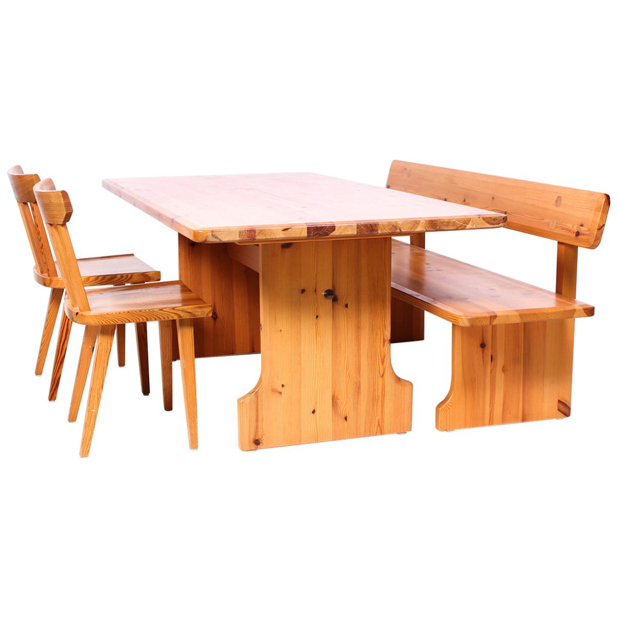 Midcentury Swedish Pine Dining Room Set by Karl Andersson & Söner