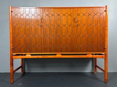 Midcentury Swedish Scandinavian sideboard cabinet by David Rosen model Napoli
