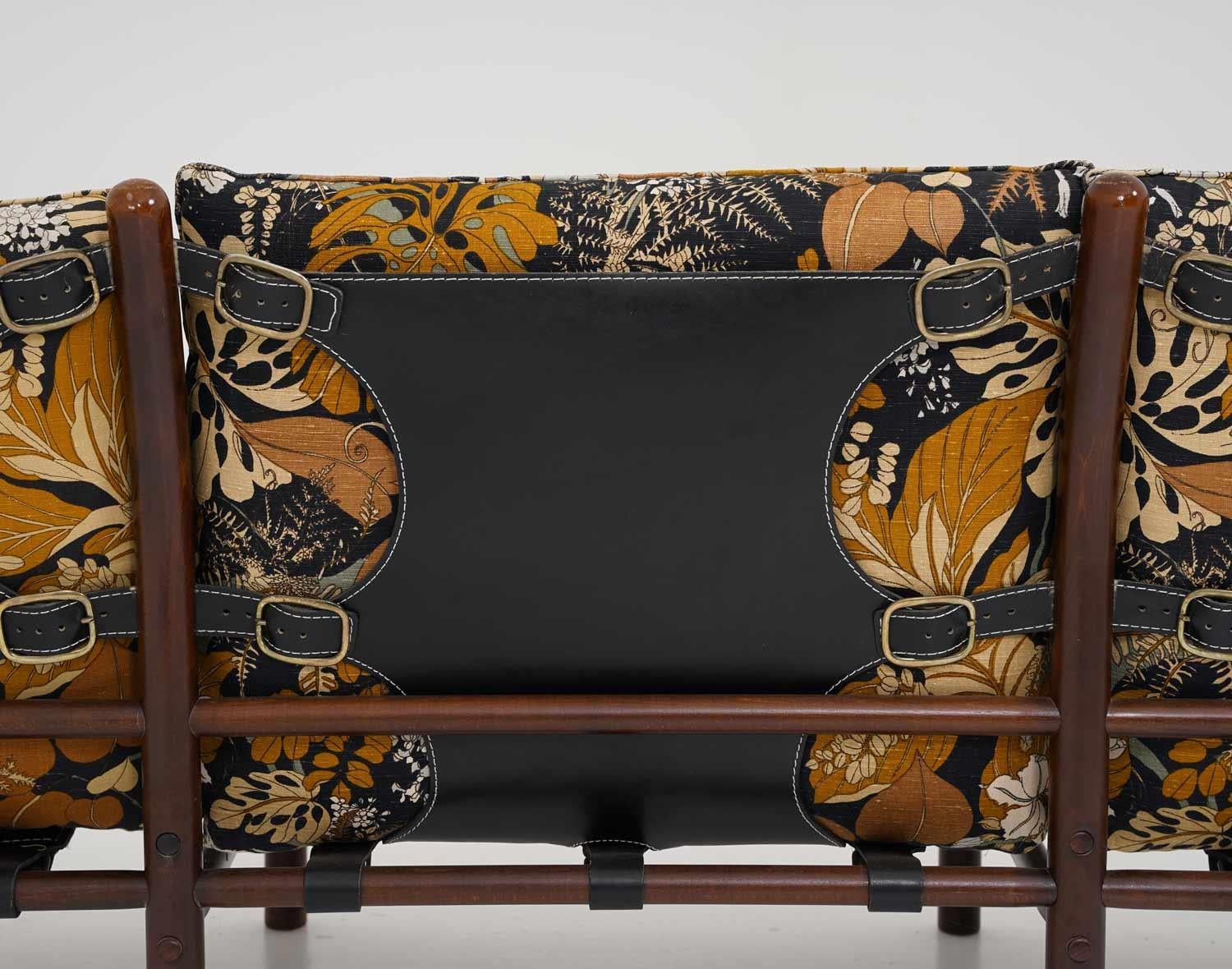 Leather Midcentury Swedish Sofa 