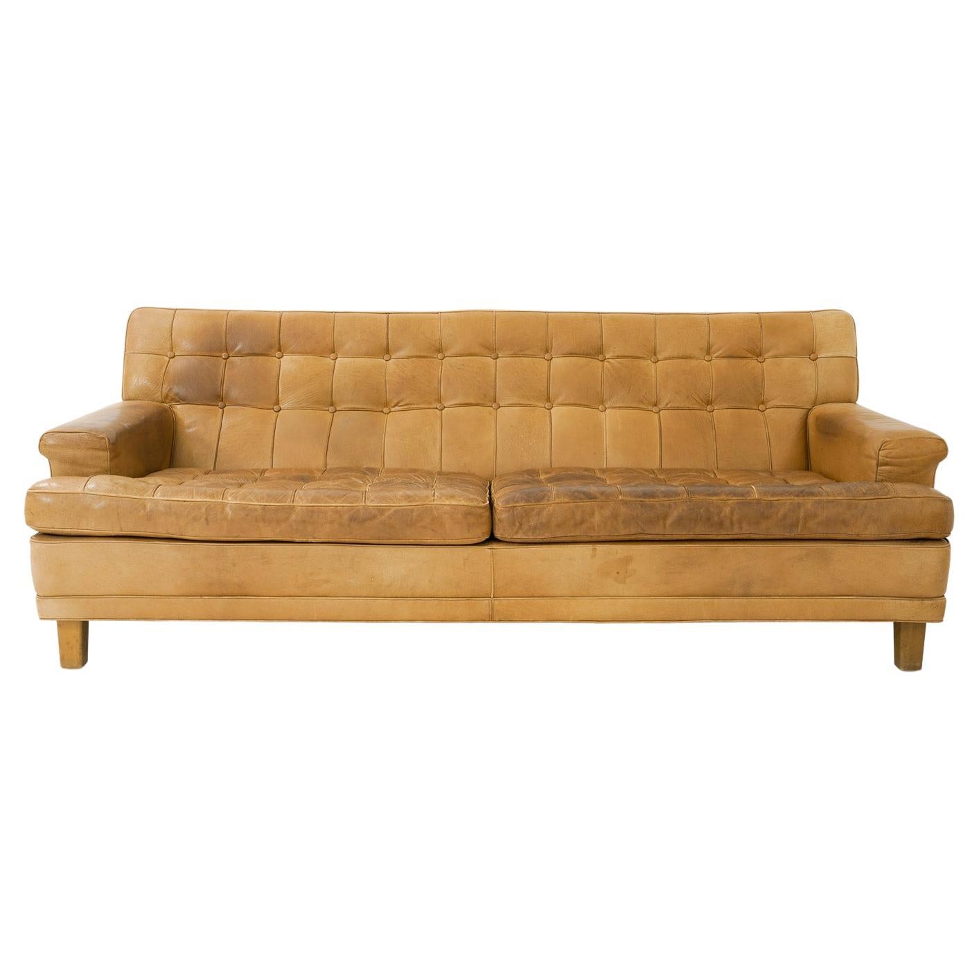 Midcentury Swedish Sofa "Merkur" by Arne Norell For Sale