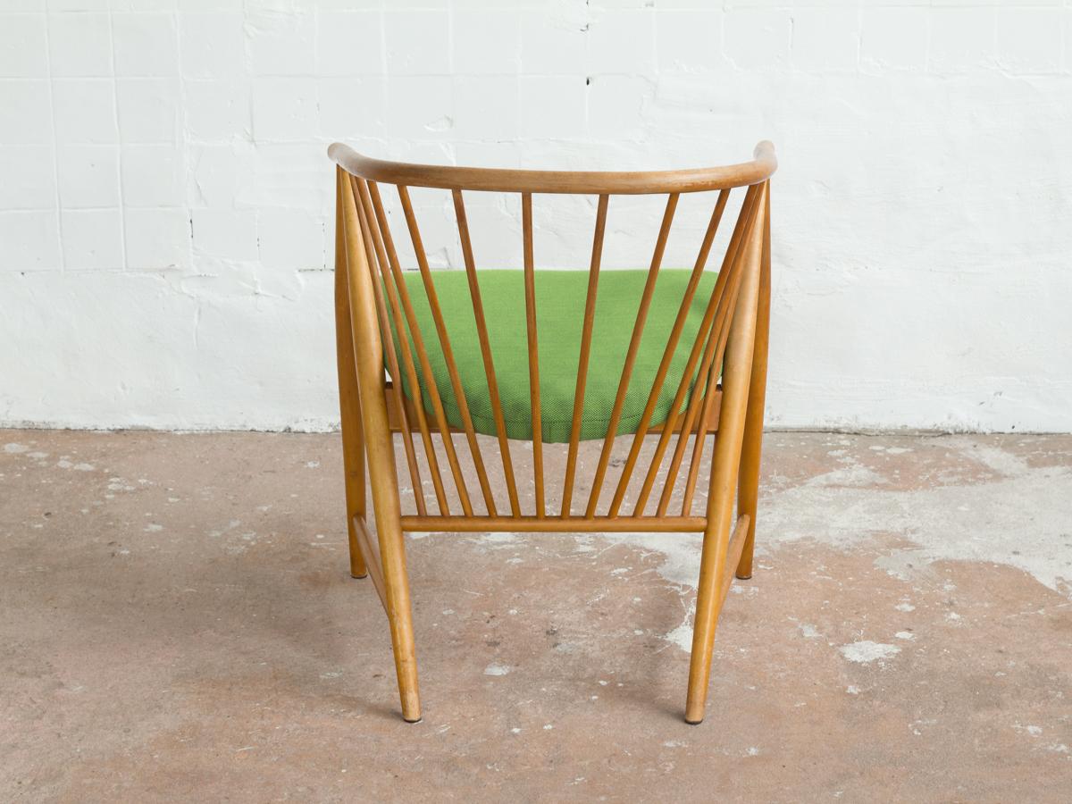 Woodwork Midcentury Swedish Sun Feather Chair by Sonna Rosén for Nässjö Stolfabrik