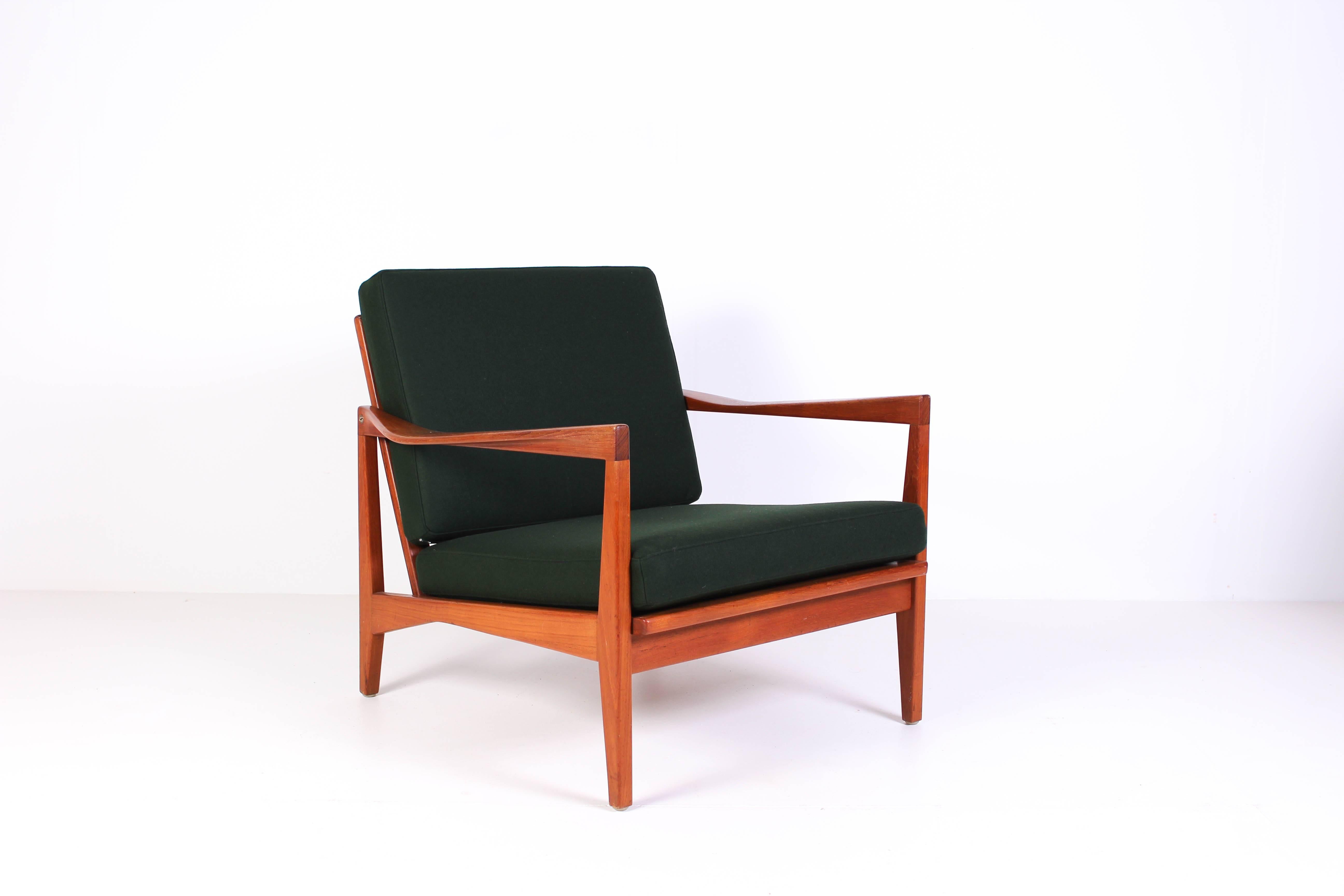 Midcentury Swedish Svante Skogh Teak Easy Chair 8