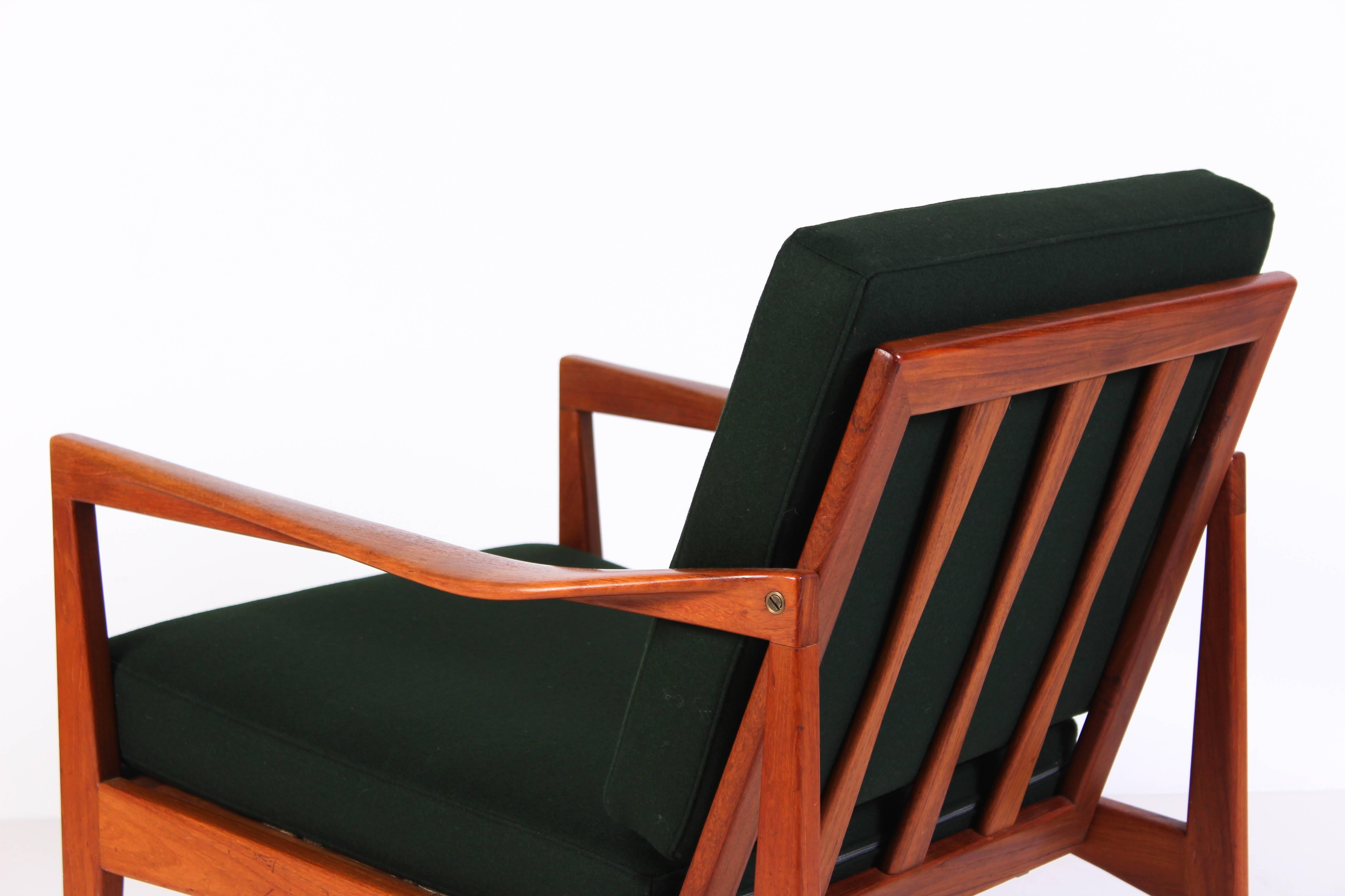 Midcentury Swedish Svante Skogh Teak Easy Chair In Excellent Condition In Malmo, SE