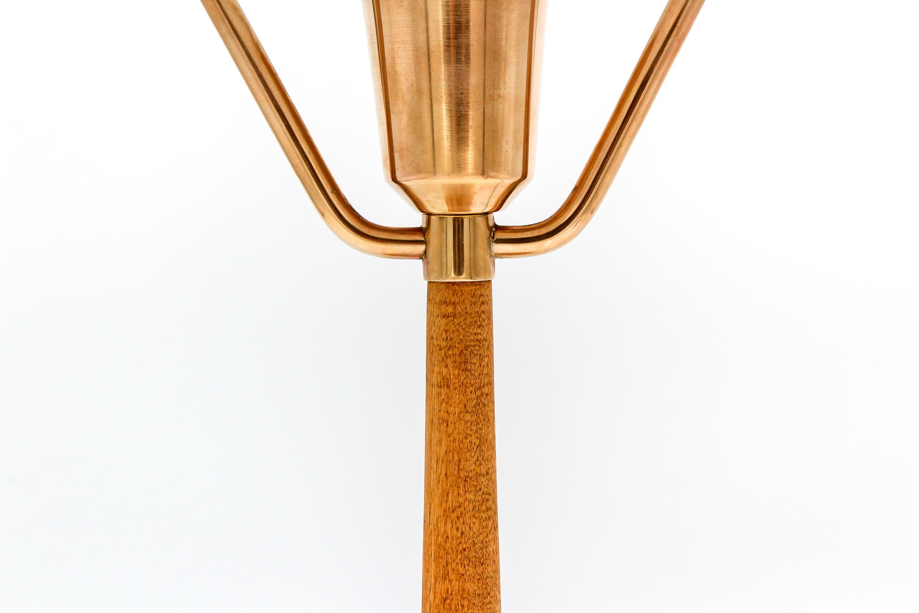Midcentury Swedish Table Lamp by AB E Hansson & Co, 1940s (Mitte des 20. Jahrhunderts) im Angebot