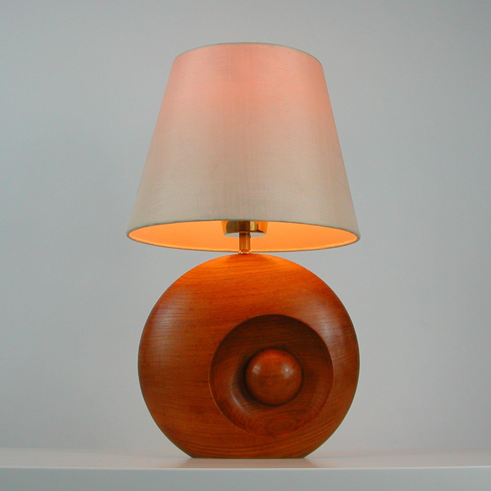 Midcentury Swedish Teak Table Lamp, 1960s For Sale 13
