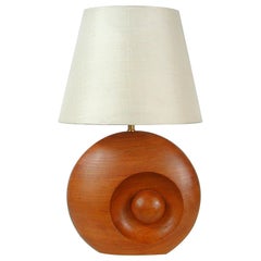 Midcentury Swedish Teak Table Lamp, 1960s