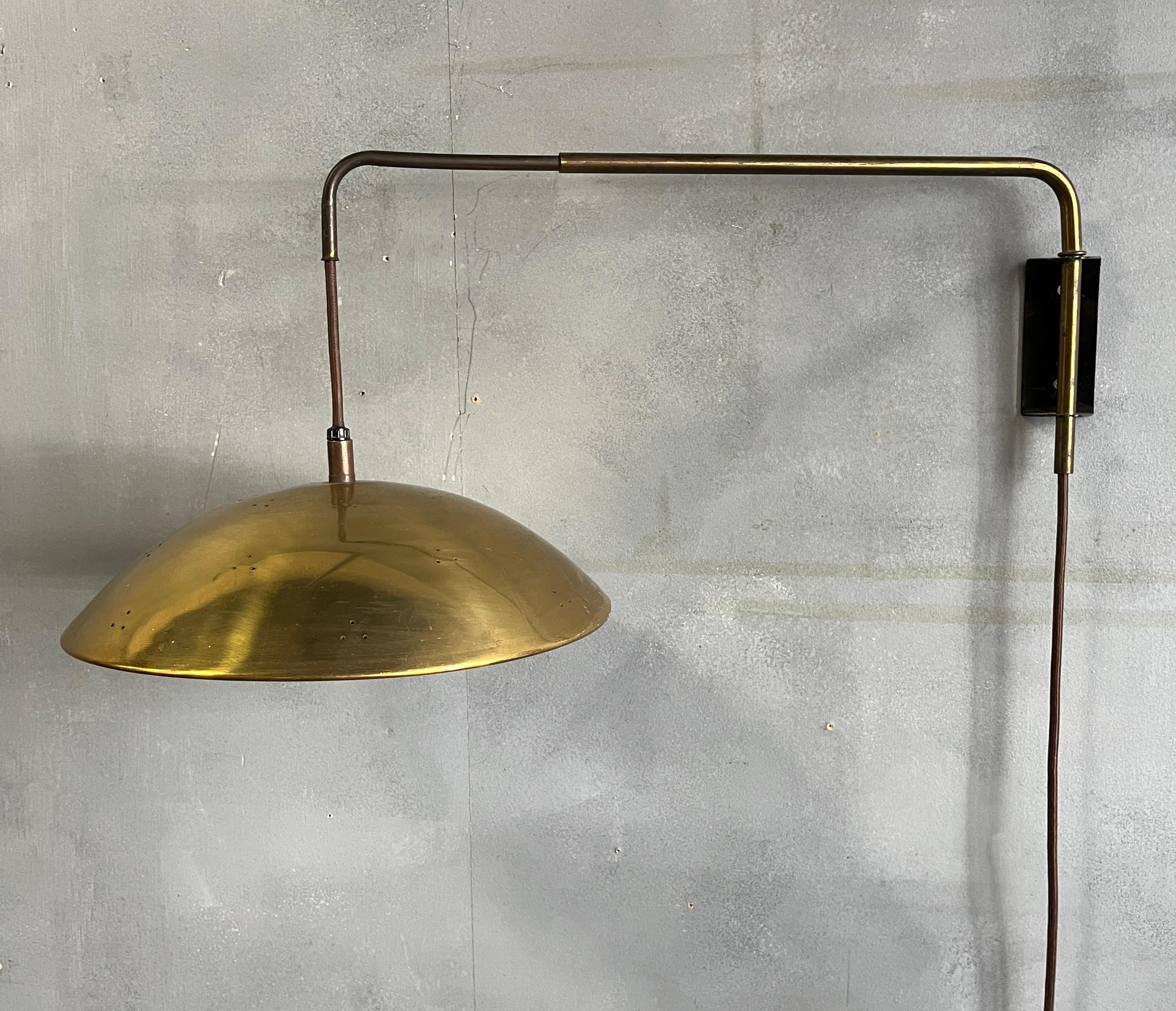 American Midcentury Swing Arm Adjustable Lamp