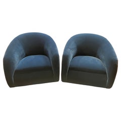 Midcentury Swivel Lounge Chairs