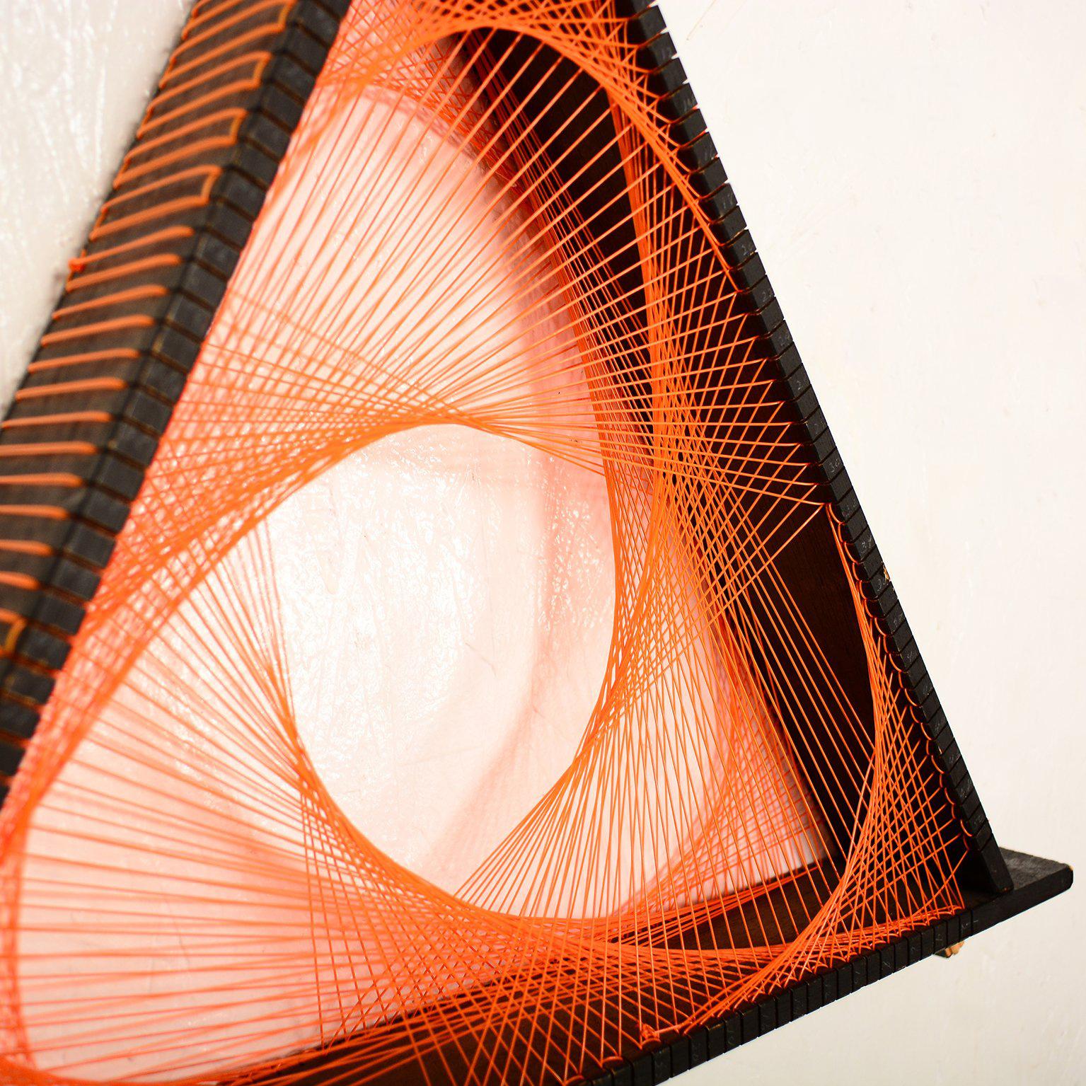 American Midcentury Symmography String Art, 1960s