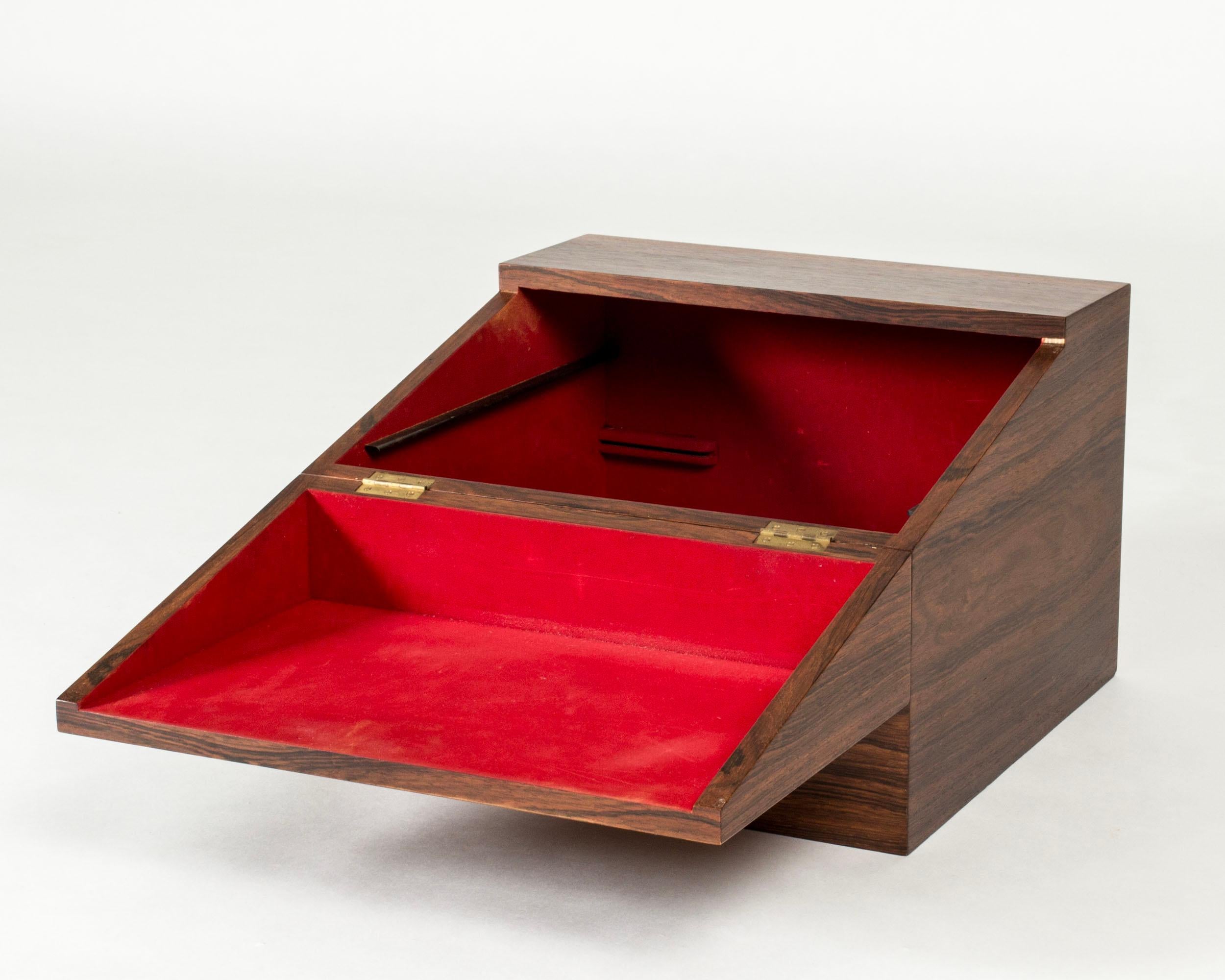 Mueble bar de mesa de mediados de siglo, Leif Alring, Suecia, años 60 en Bueno estado para la venta en Stockholm, SE