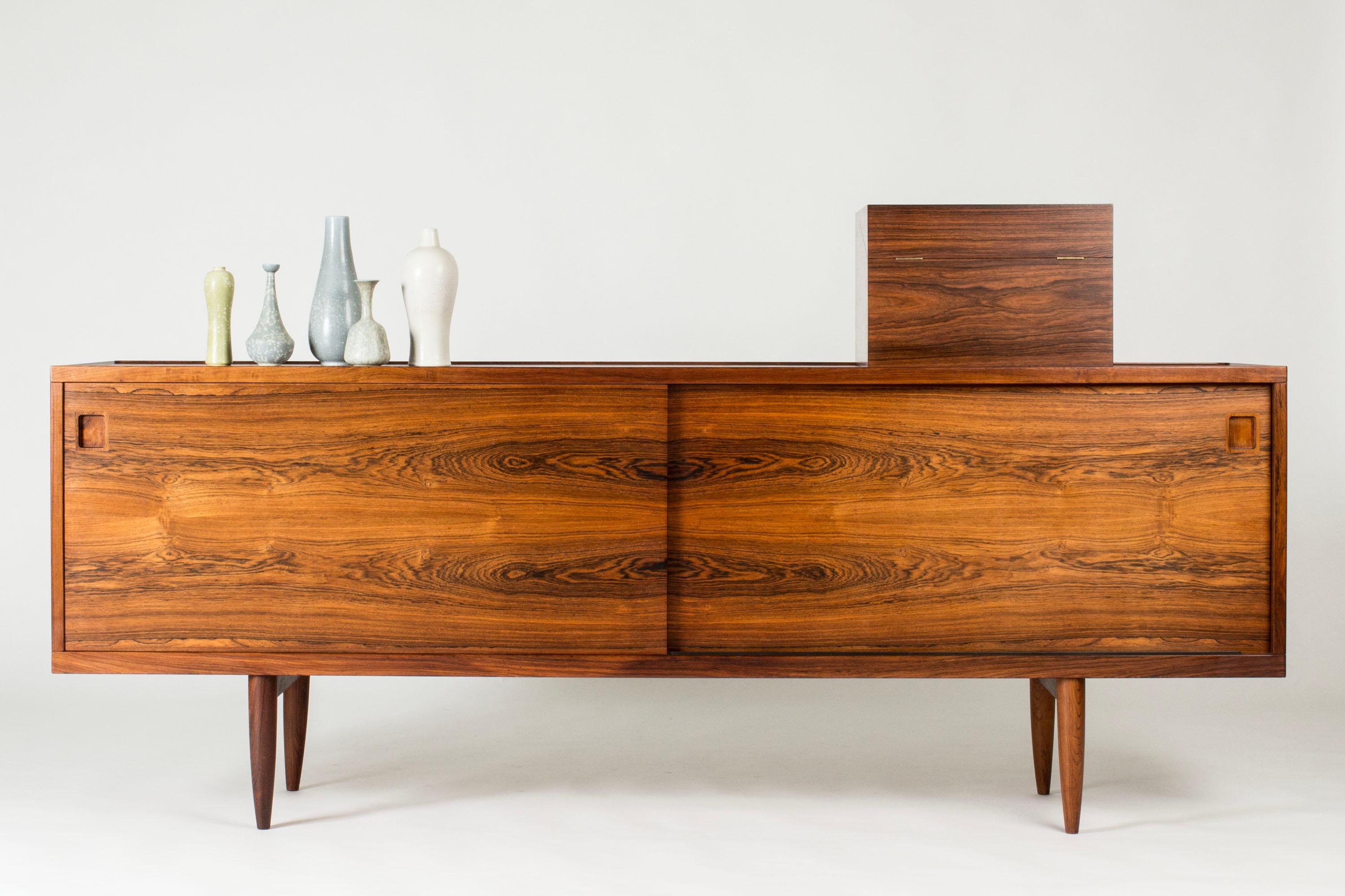 Mueble bar de mesa de mediados de siglo, Leif Alring, Suecia, años 60 en venta 1
