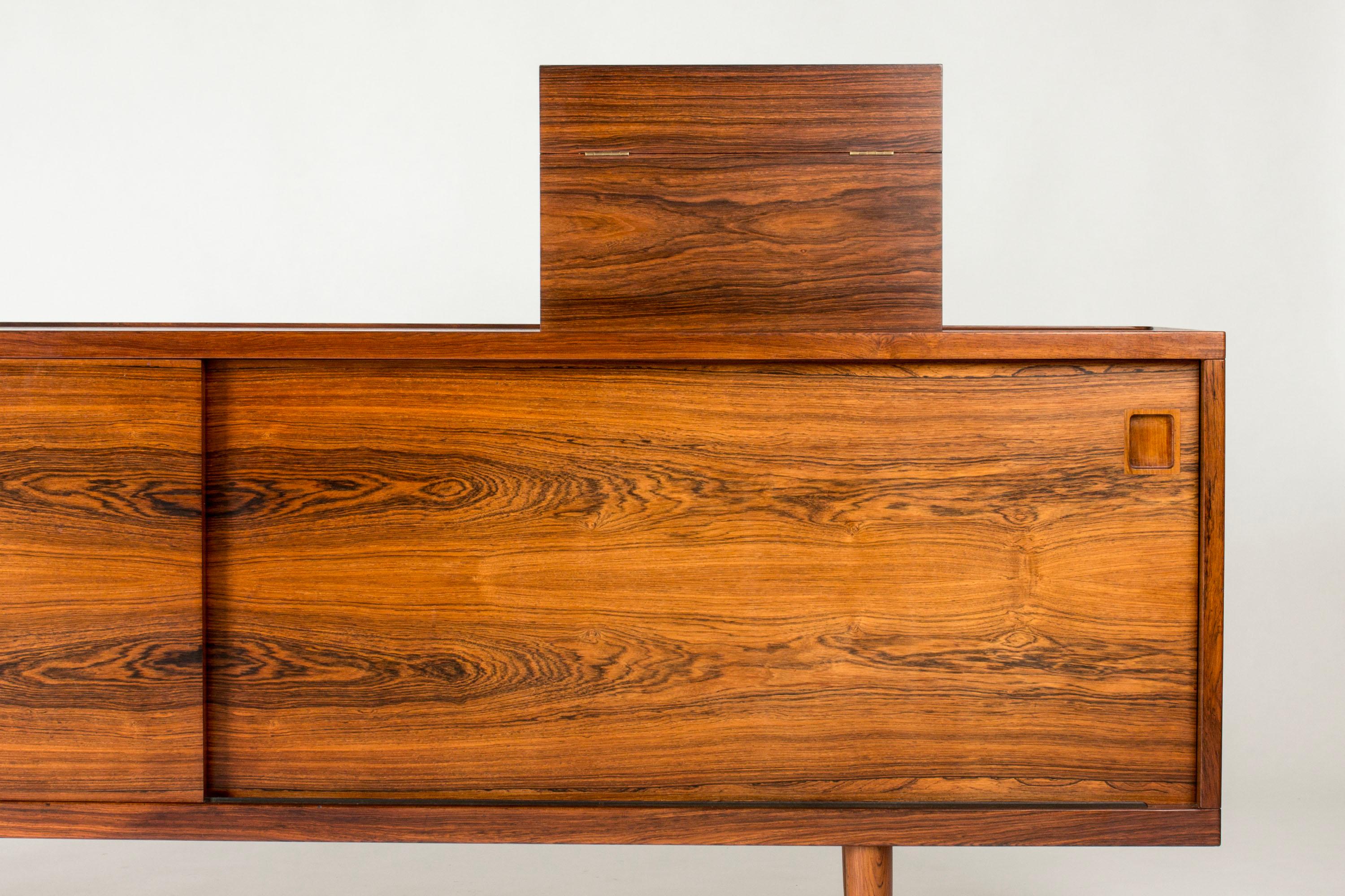 Mueble bar de mesa de mediados de siglo, Leif Alring, Suecia, años 60 en venta 2