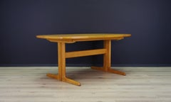 Midcentury Table Danish Design Ash Retro 1960s Produced by Skovby Møbelfabrik
