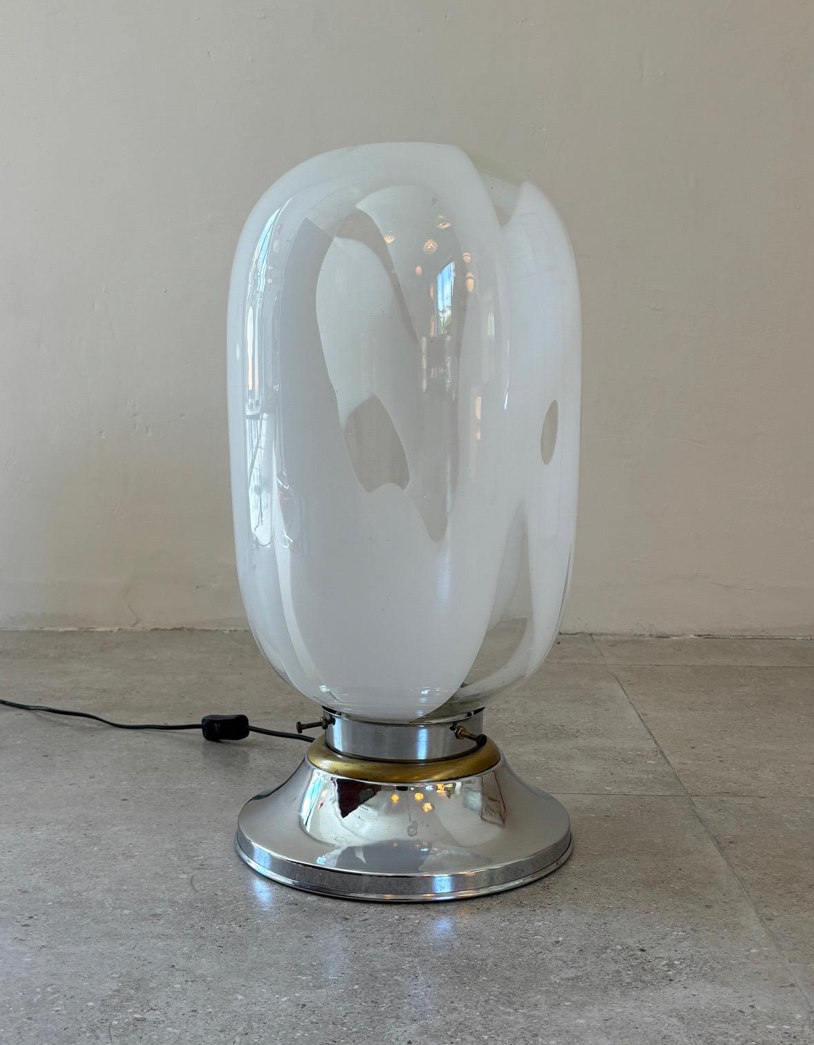 Metà XX secolo Lampada da tavolo/pavimento del Medioevo di Carlo Nason, 1960 Italia in vendita
