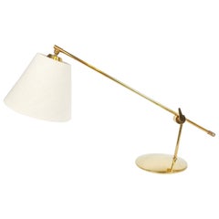 Midcentury Table Lamp Attributed to Poul Dinesen, Denmark, 1960s